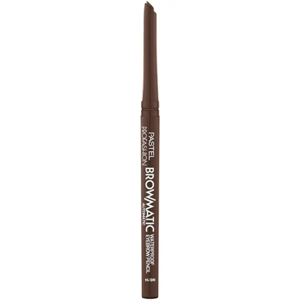 Brown eyebrow pencil on a white background